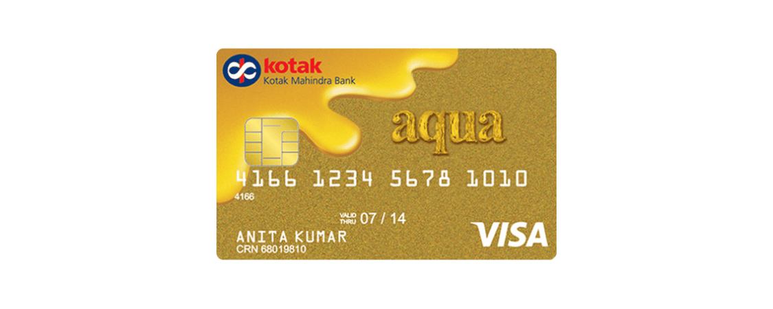 Kotak Aqua Gold Credit Card